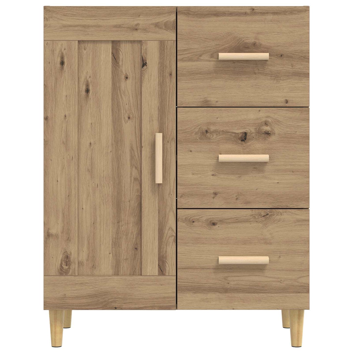 Sideboard Artisan-eg 69,5 x 34 x 90 cm Konstrueret træ