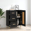 Sideboard Sort eg 69,5 x 34 x 90 cm Konstrueret træ