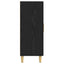 Sideboard Sort eg 69,5 x 34 x 90 cm Konstrueret træ