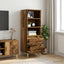 Highboard Gammelt træ 40 x 36 x 110 cm Konstrueret træ