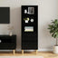 Highboard Sort eg 40 x 36 x 110 cm Konstrueret træ