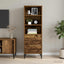 Highboard Gammelt træ 40 x 36 x 110 cm Konstrueret træ