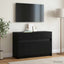 TV-skab 91 x 34 x 61 cm Sort eg Konstrueret træ