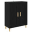 Sideboard Sort eg 69,5 x 34 x 90 cm Konstrueret træ
