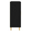 Sideboard Sort eg 69,5 x 34 x 90 cm Konstrueret træ
