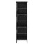 Bogreol Sort eg 78,5 x 33 x 117,5 cm metal PB