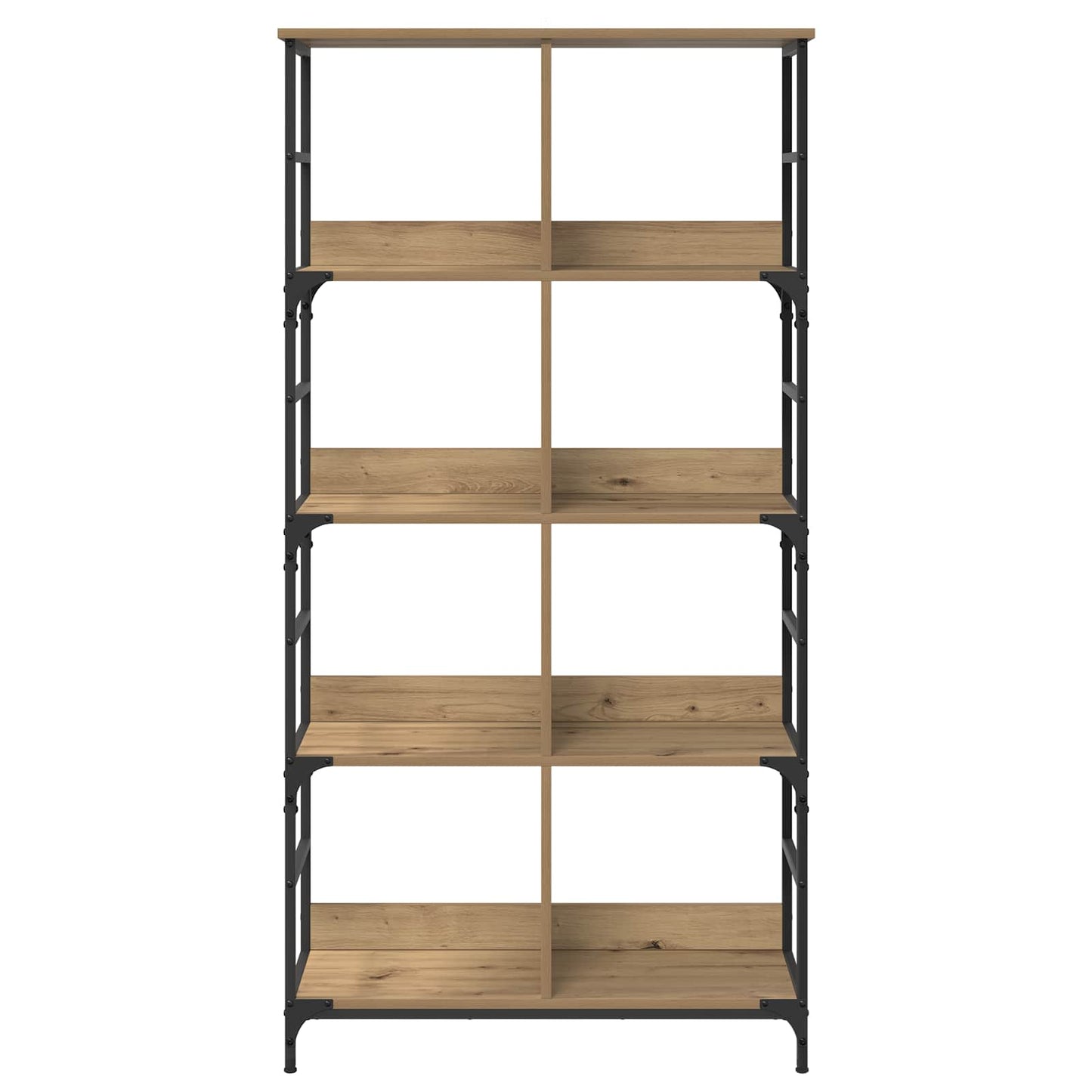 Bogreol 4 niveauer 78,5 x 33 x 153 cm metal PB Artisan-eg