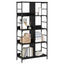 Bogreol Sort eg 78,5 x 33 x 153 cm metal PB
