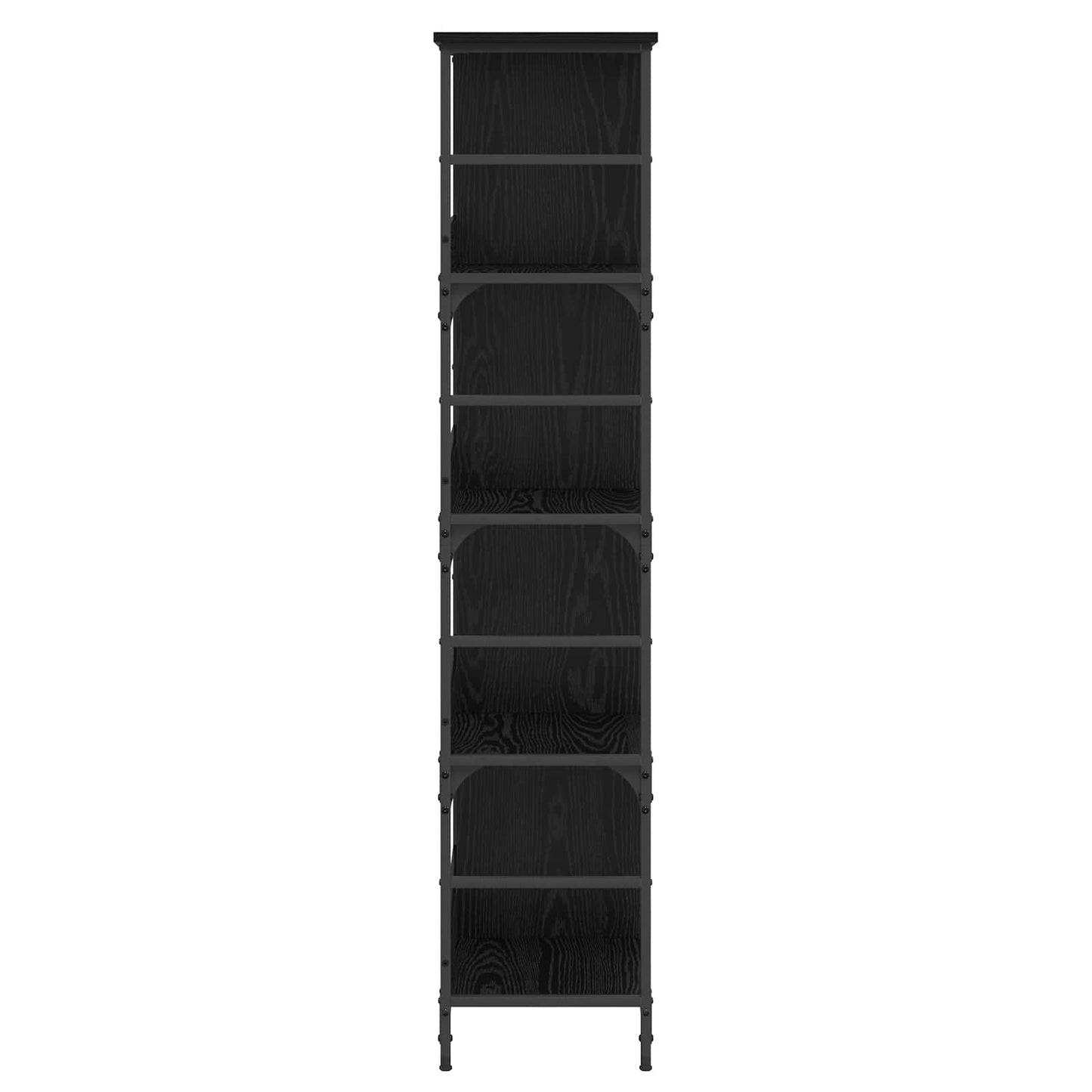 Bogreol Sort eg 78,5 x 33 x 153 cm metal PB
