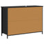 Sideboard Sort eg 100 x 35 x 70 cm Konstrueret træ