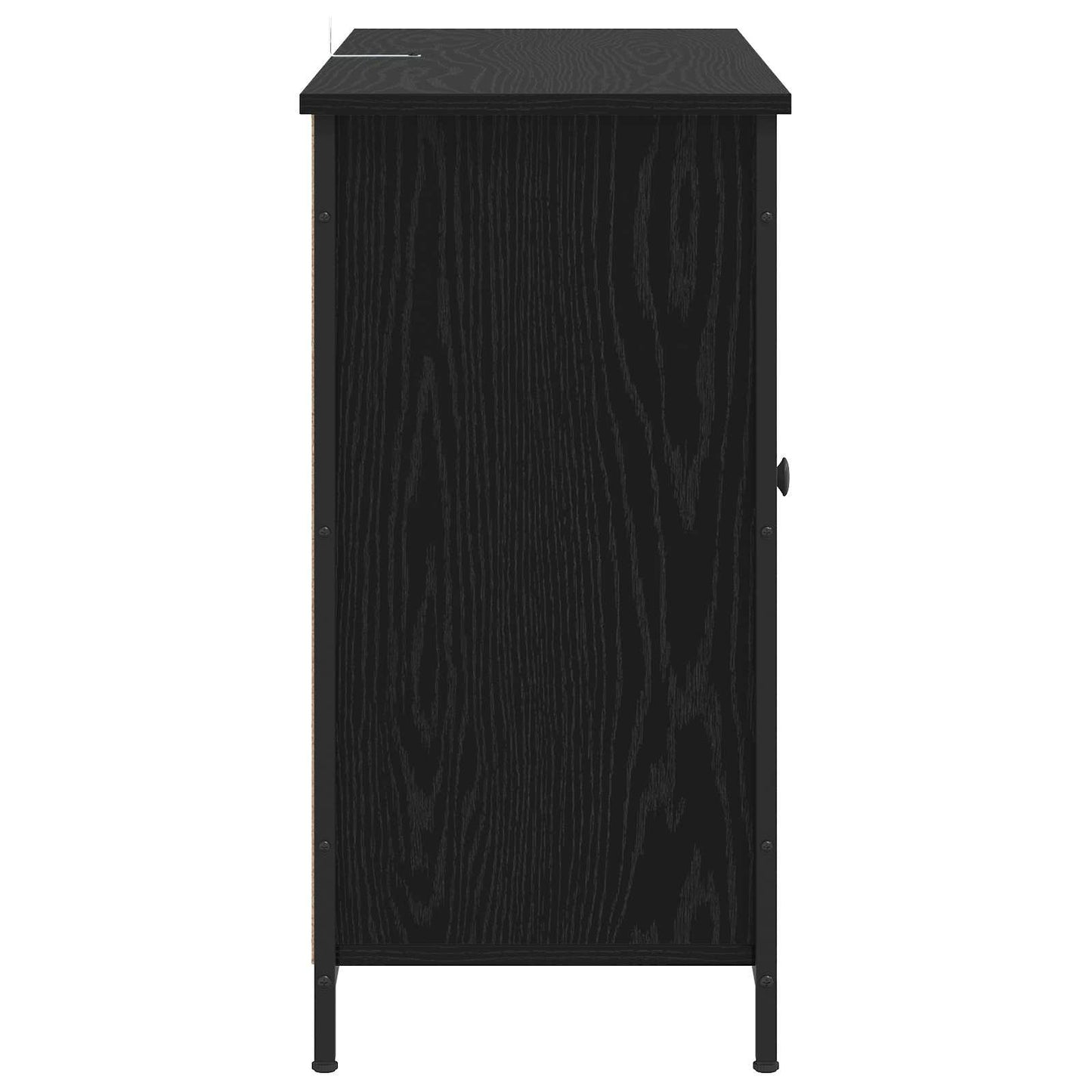 Sideboard Sort eg 100 x 35 x 70 cm Konstrueret træ