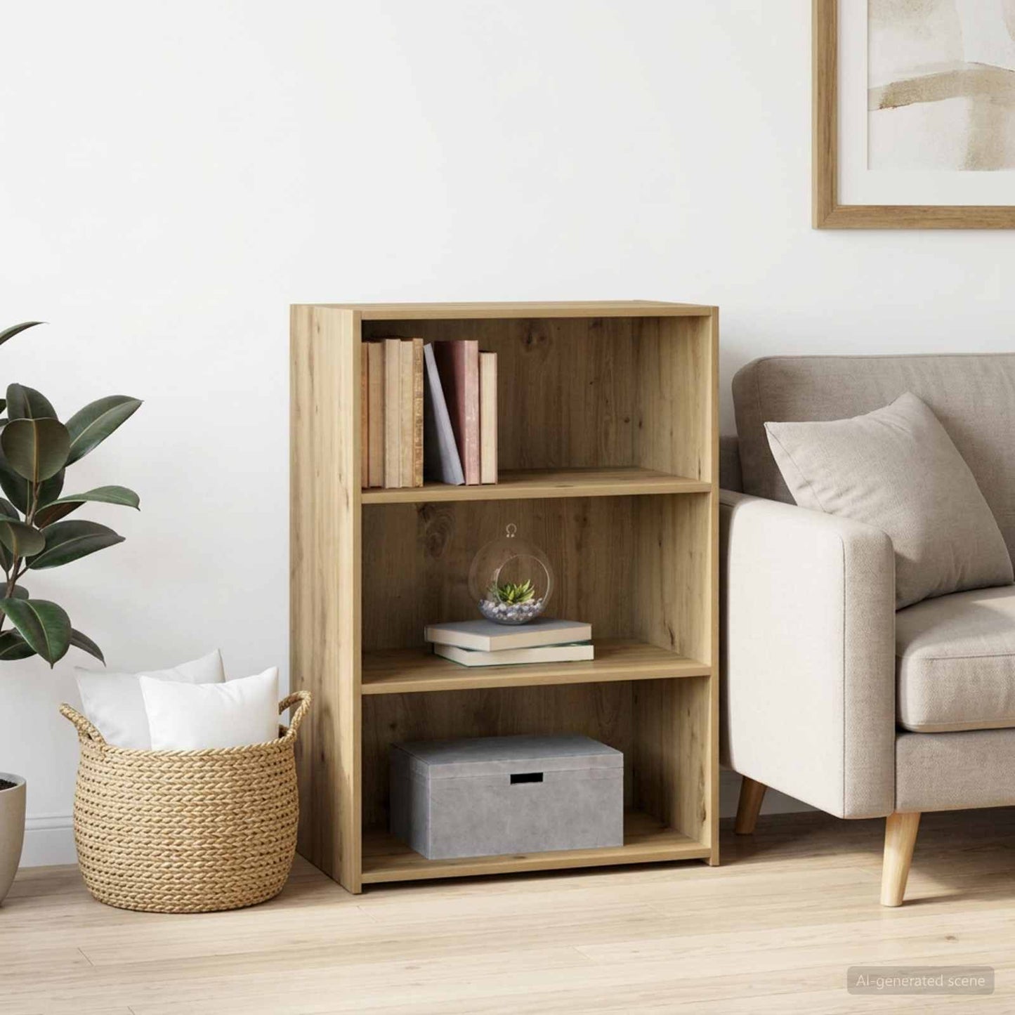 Sideboard Artisan-eg 70 x 41 x 93 cm Konstrueret træ