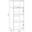 Highboard Gammelt træ 50 x 41 x 124 cm Konstrueret træ
