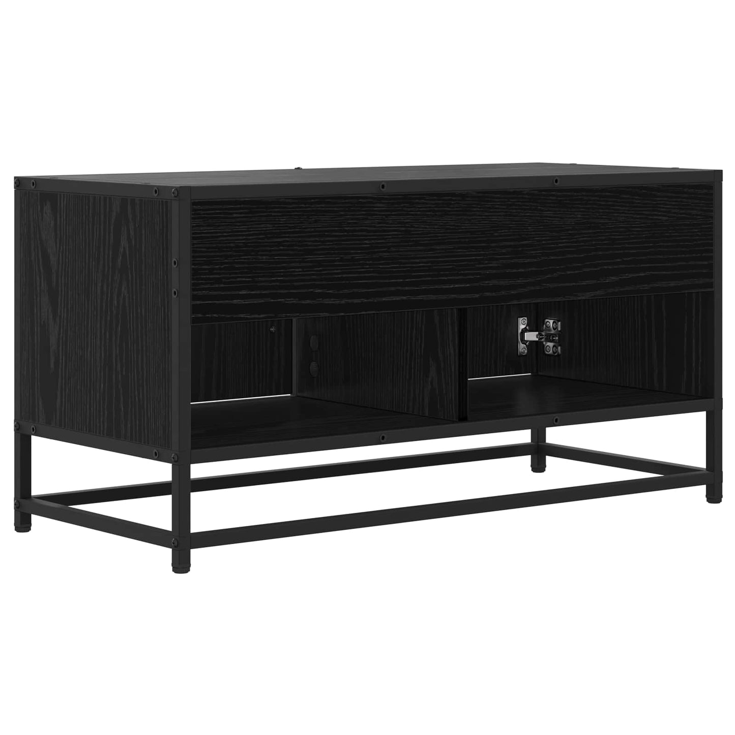 TV-skab 80 x 34,5 x 40 cm Sort eg Konstrueret træ