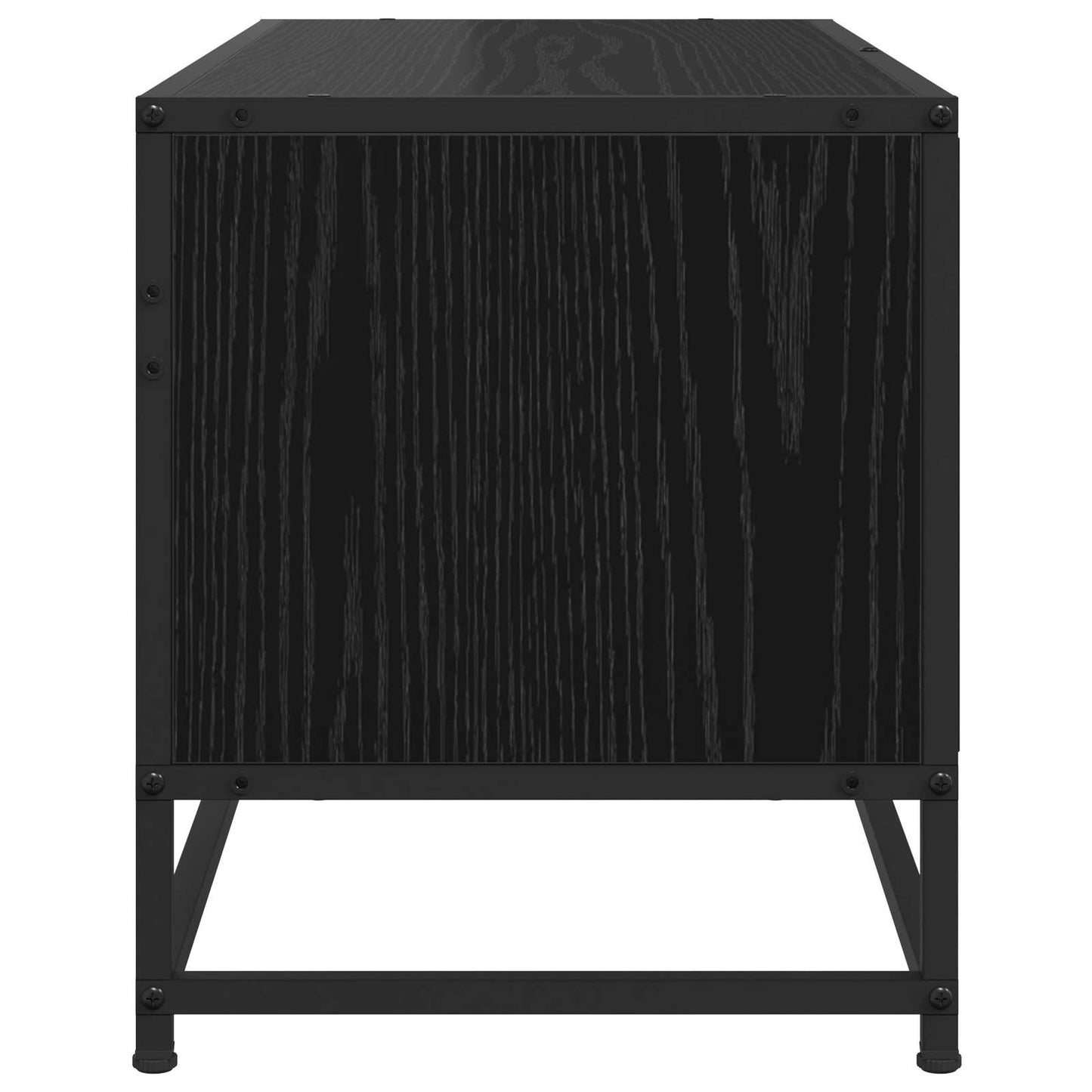 TV-skab 80 x 34,5 x 40 cm Sort eg Konstrueret træ