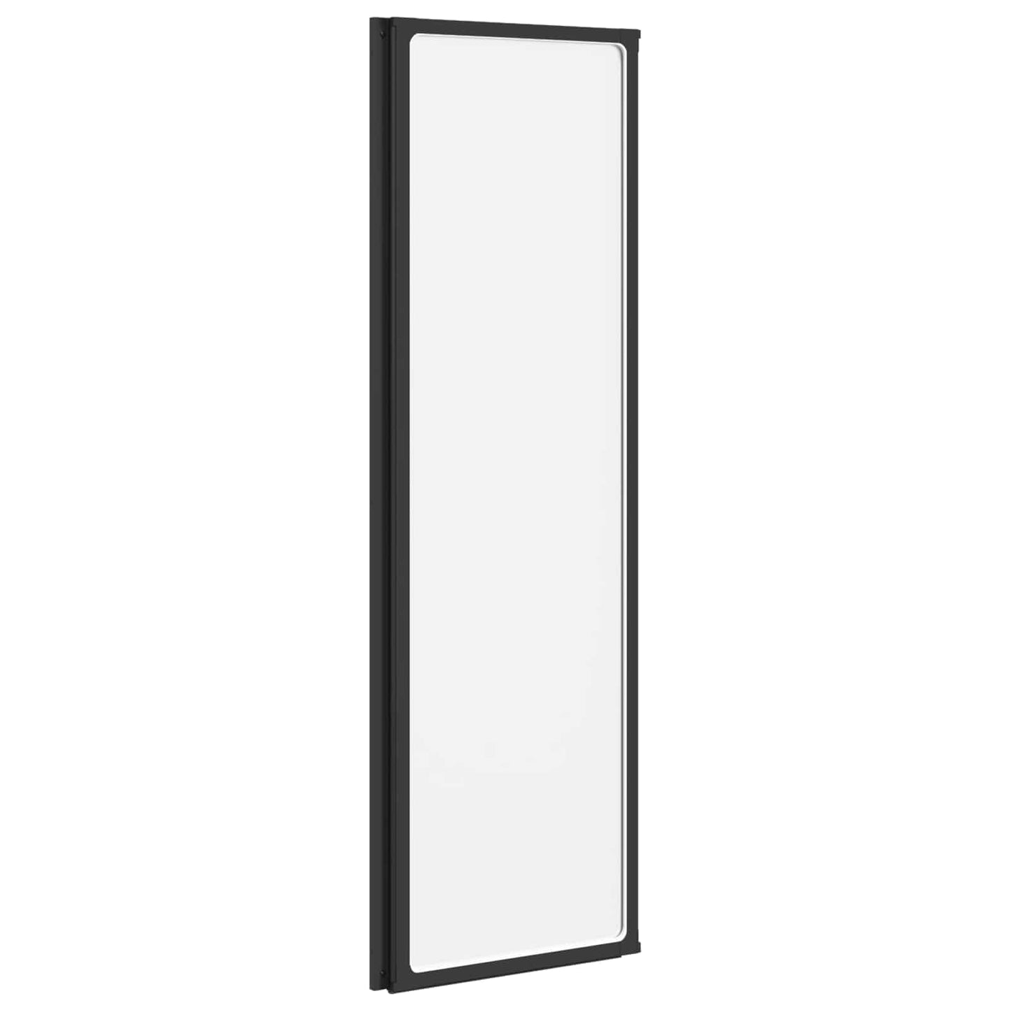 Foldbart bruseforhæng Sort og Fuldfroste 132 x 2 x 140 cm