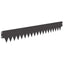 Plænekant 50 pcs 103 x 15 cm metal Sort