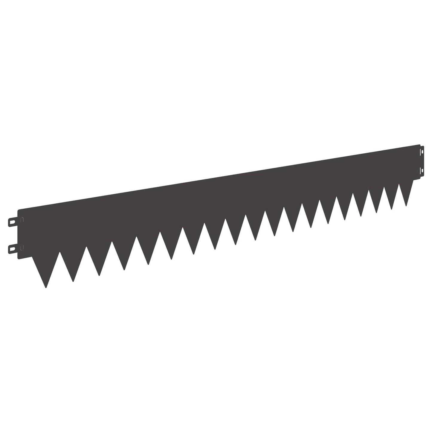Plænekant 50 pcs 103 x 15 cm metal Sort