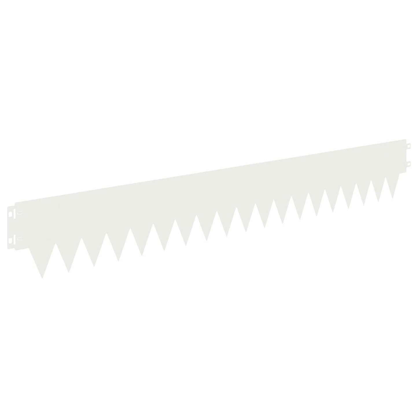 Plænekant 10 pcs 103 x 15 cm metal Hvid