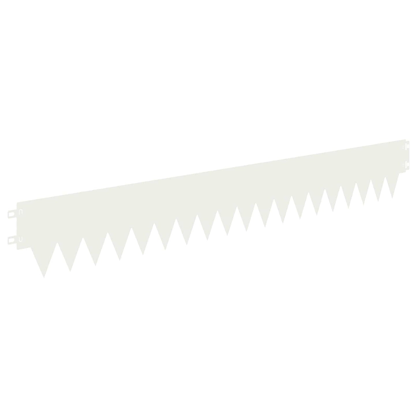Plænekant 20 pcs 103 x 15 cm metal Hvid