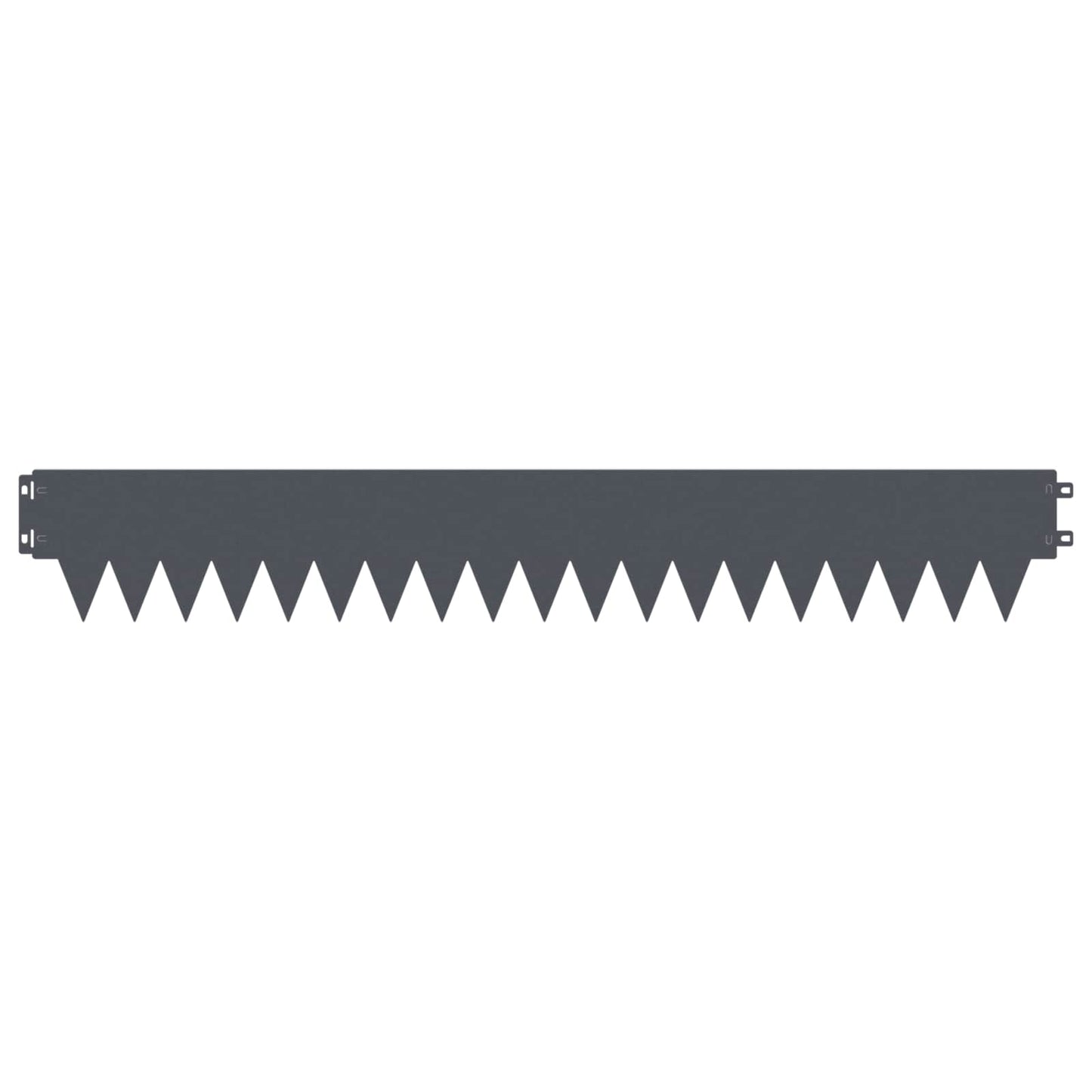 Plænekant 50 pcs 103 x 15 cm metal Antracit