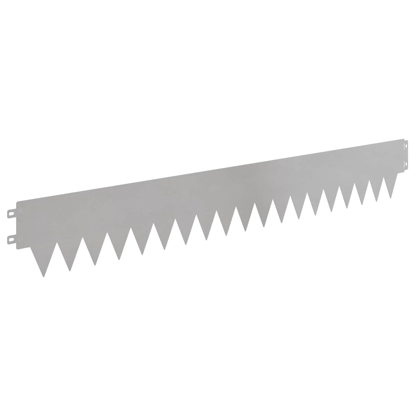 Plænekant 20 pcs 103 x 15 cm metal Sølv