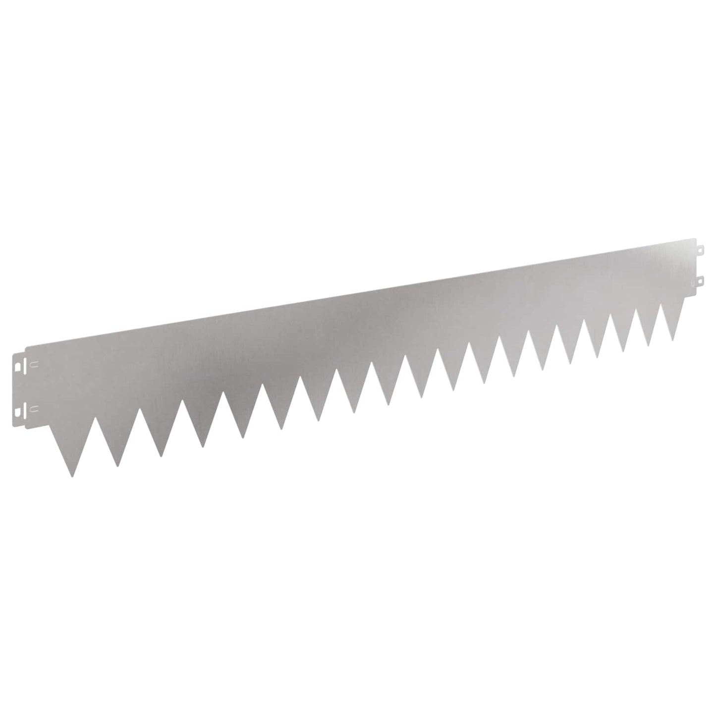 Plænekant 30 pcs 103 x 15 cm metal Sølv