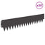 Plænekant 20 pcs 103 x 20 cm metal Sort