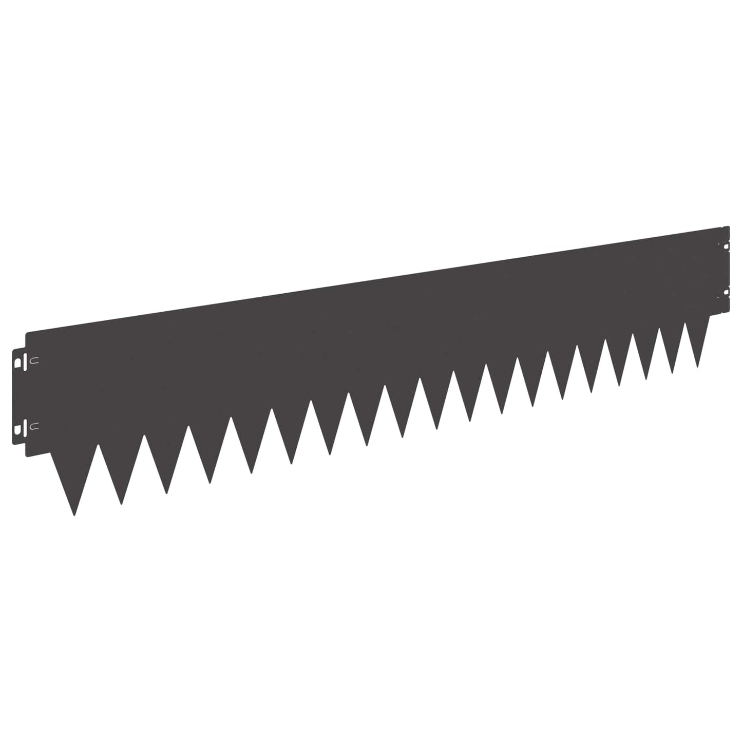 Plænekant 30 pcs 103 x 20 cm metal Sort
