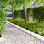 Plænekant 30 pcs 103 x 20 cm metal Hvid