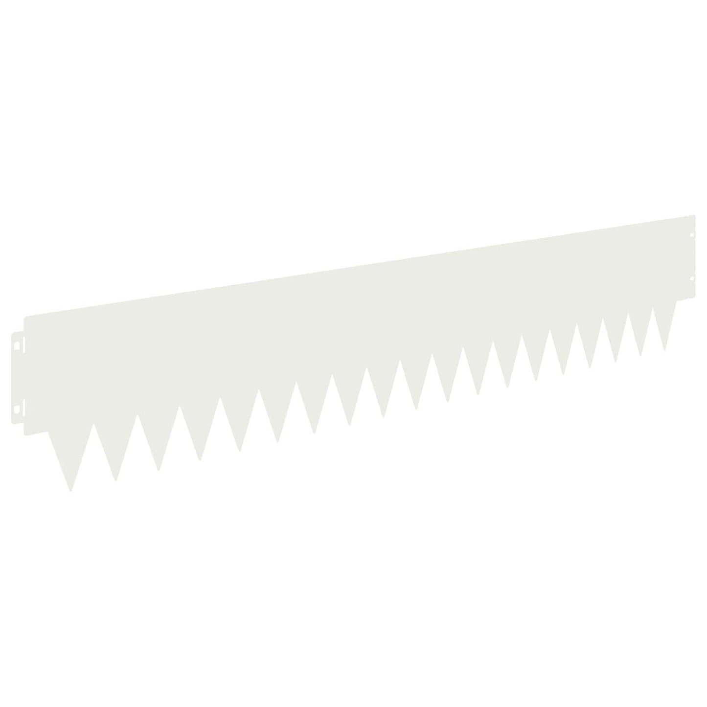 Plænekant 30 pcs 103 x 20 cm metal Hvid