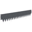 Plænekant 10 pcs 103 x 20 cm metal Antracit
