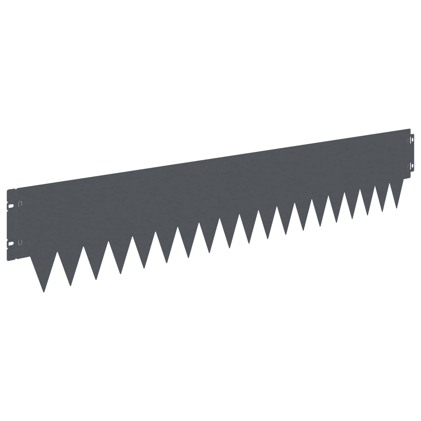 Plænekant 20 pcs 103 x 20 cm metal Antracit