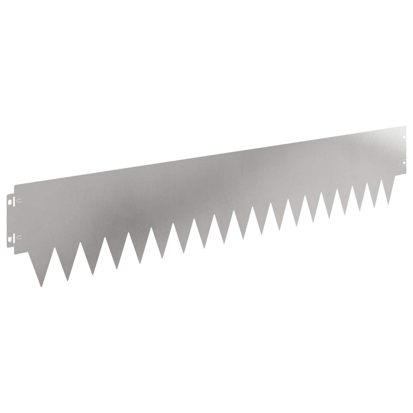 Plænekant 20 pcs 103 x 20 cm metal Sølv