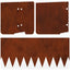 Plænekant 10 pcs 103 x 20 cm metal Rusten