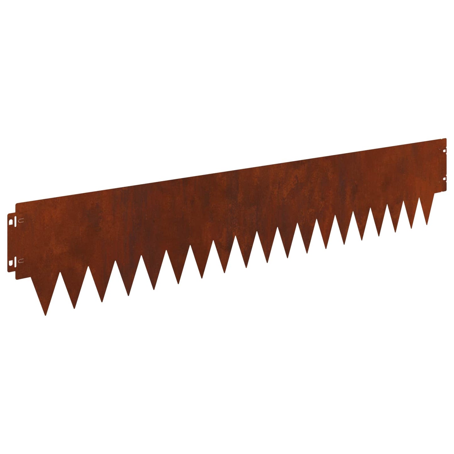 Plænekant 10 pcs 103 x 20 cm metal Rusten