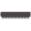 Plænekant 10 pcs 103 x 25 cm metal Sort