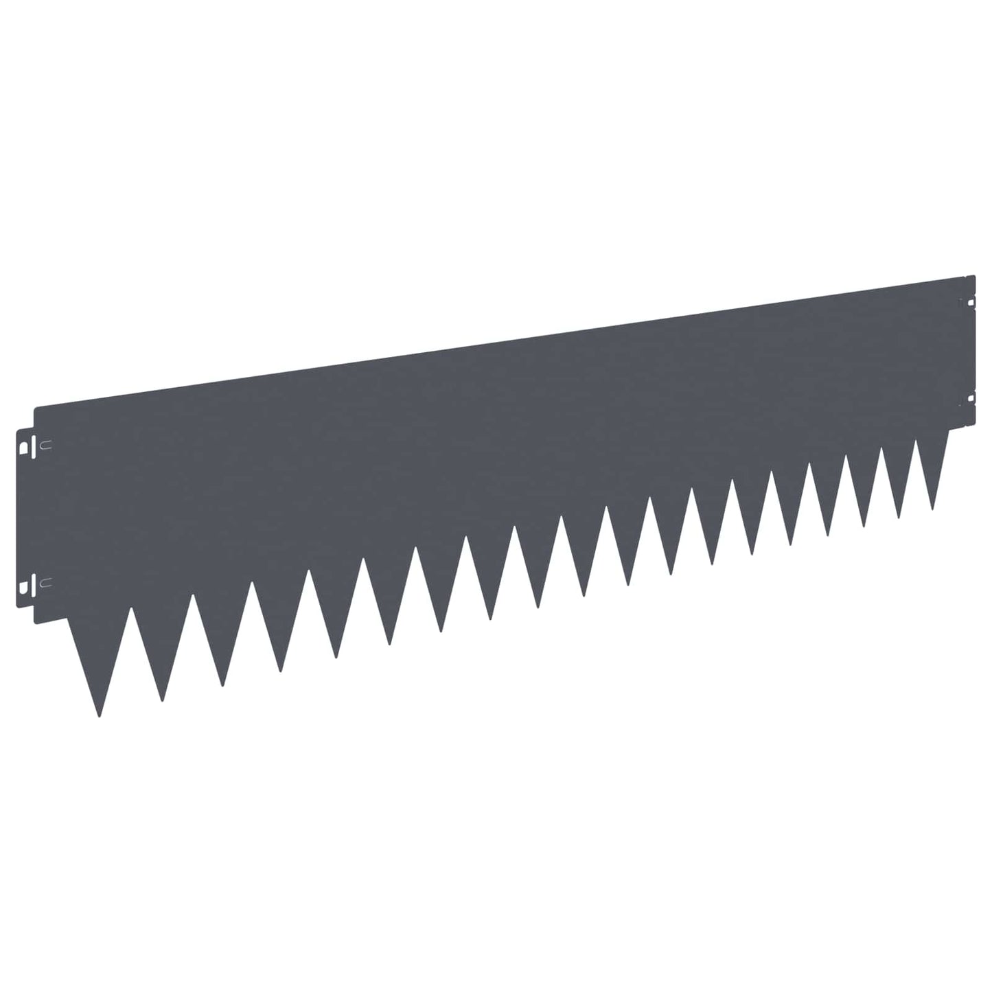 Plænekant 20 pcs 103 x 25 cm metal Antracit