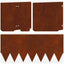 Plænekant 20 pcs 103 x 30 cm metal Rusten