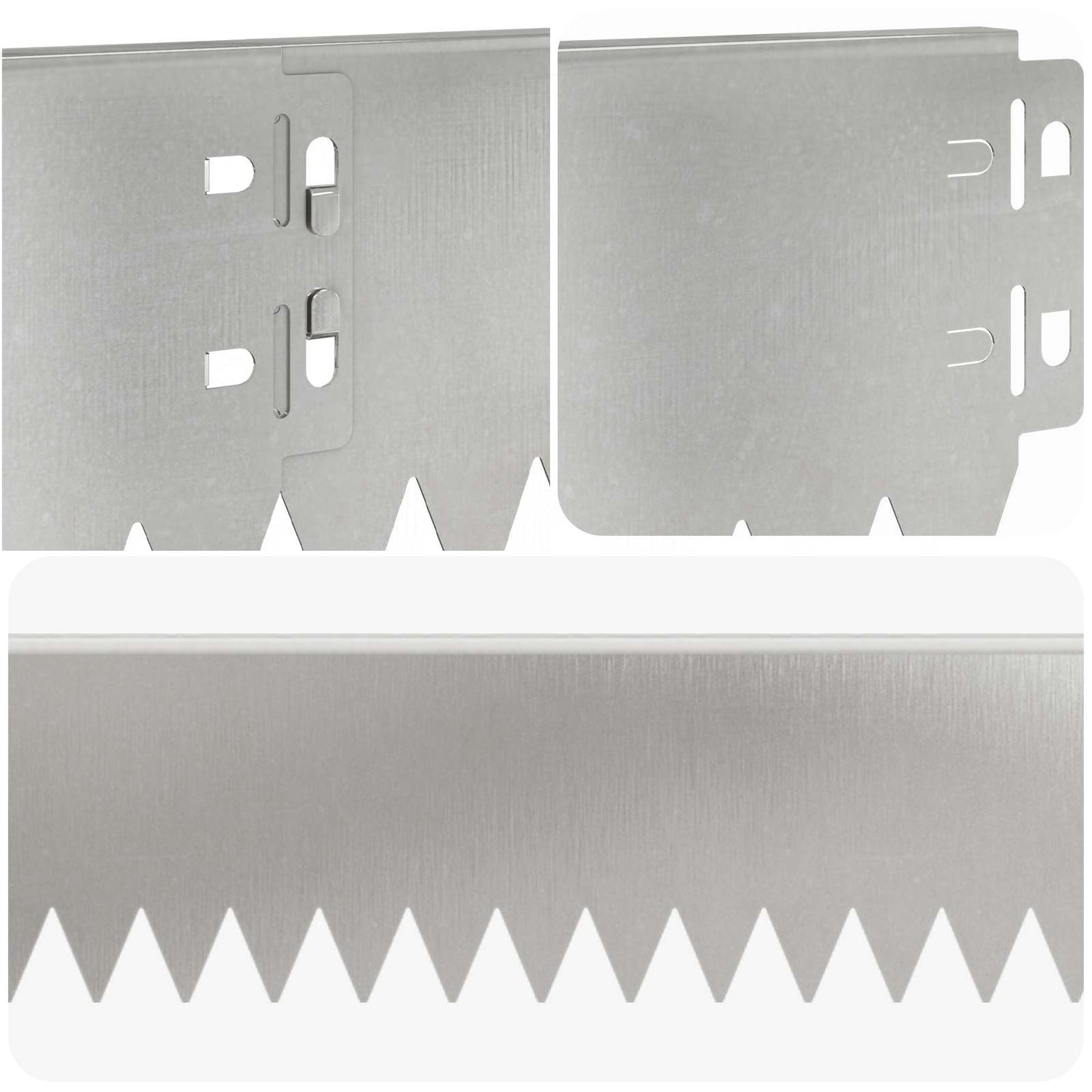 Plænekant 30 pcs 103 x 10 cm Stål Sølv