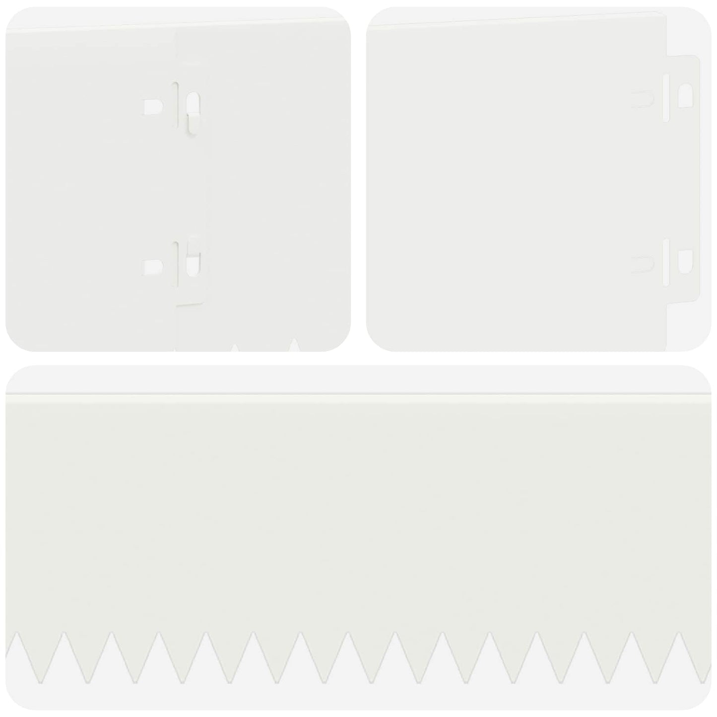 Plænekant 20 pcs 103 x 15 cm Stål Hvid