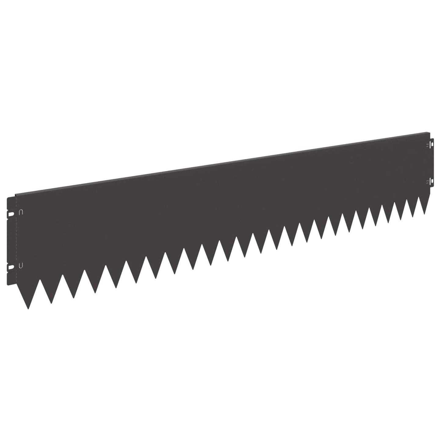 Plænekant 10 pcs 103 x 20 cm Stål Sort