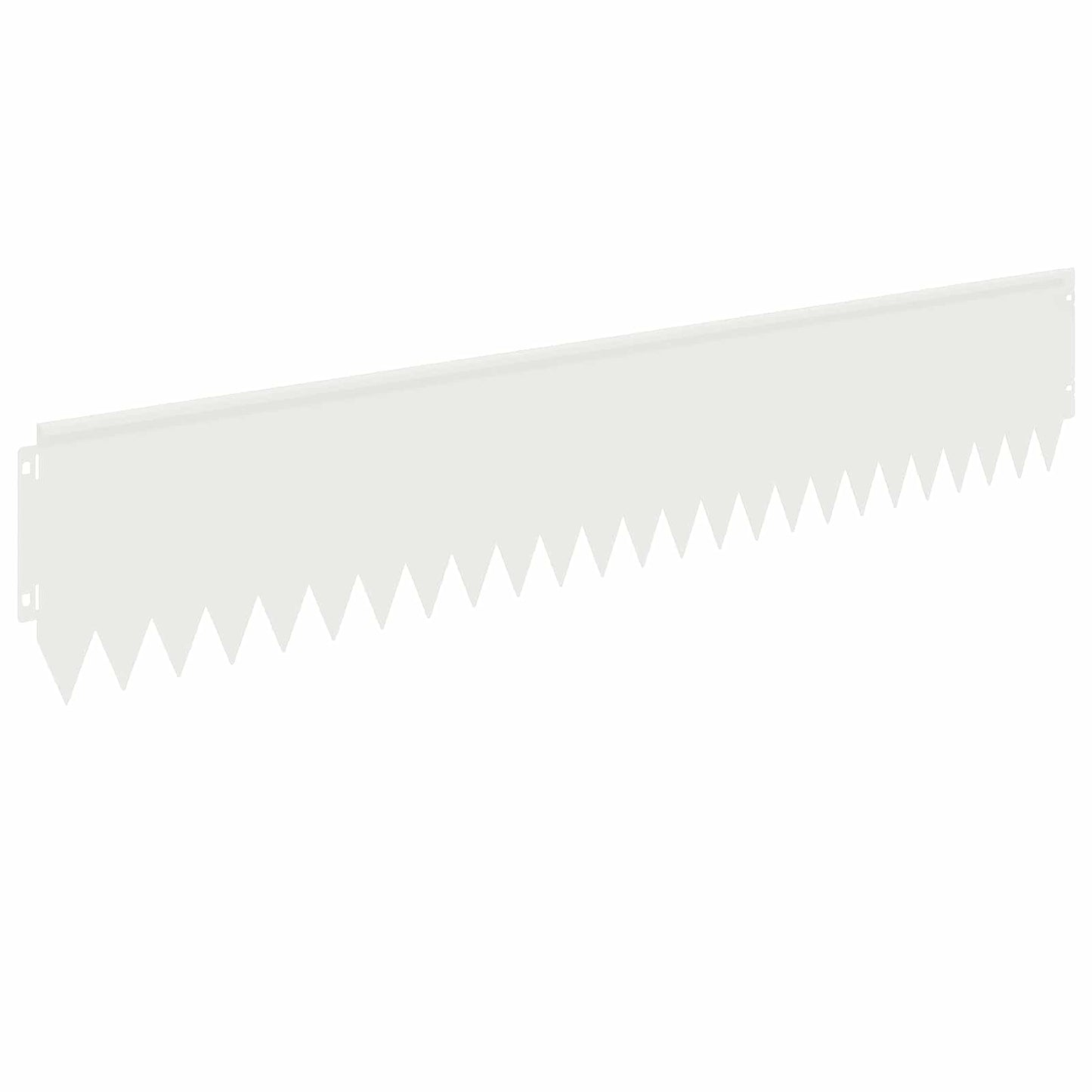 Plænekant 30 pcs 103 x 20 cm Stål Hvid