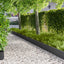 Plænekant 10 pcs 103 x 25 cm Stål Sort