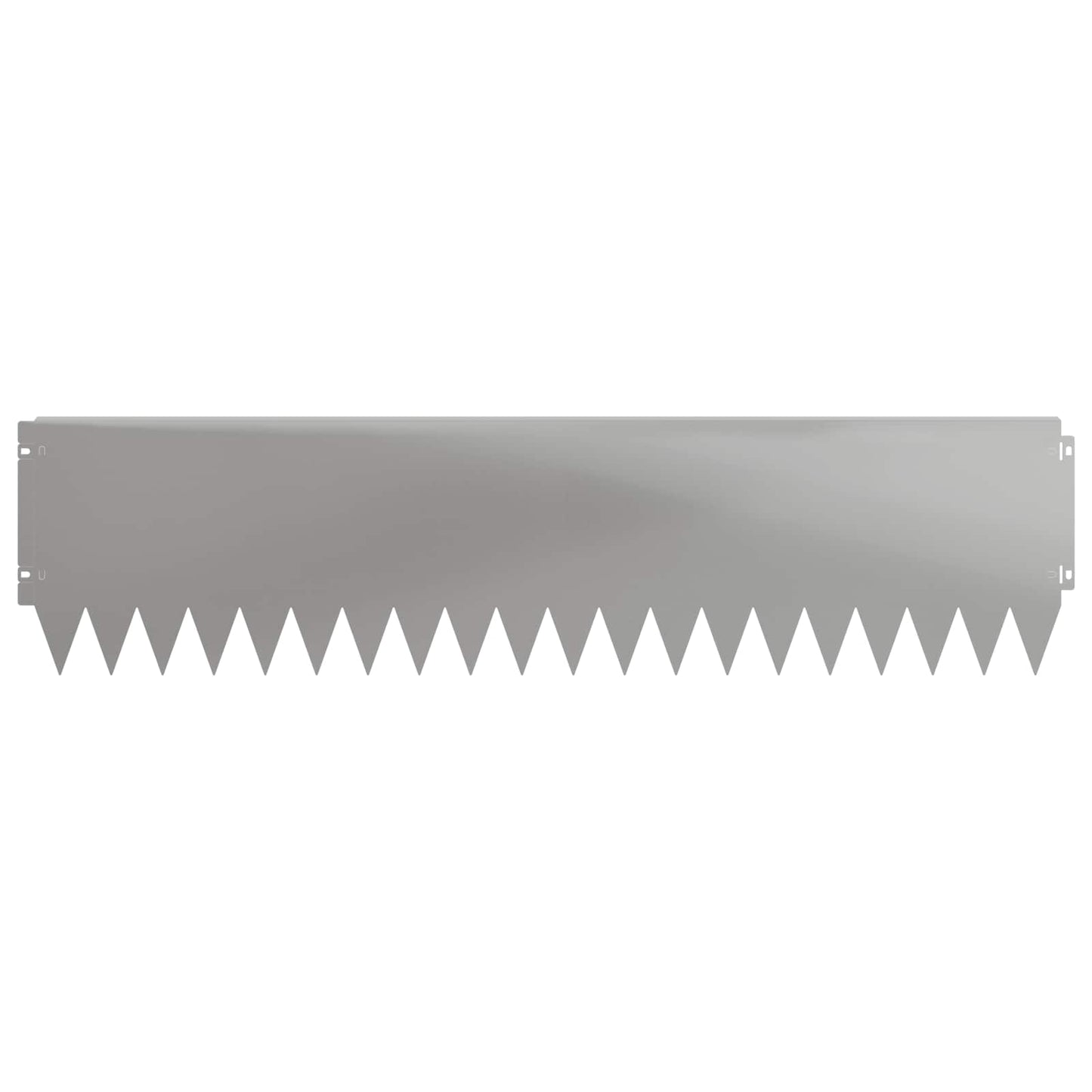 Plænekant 10 pcs 103 x 25 cm Stål Sølv