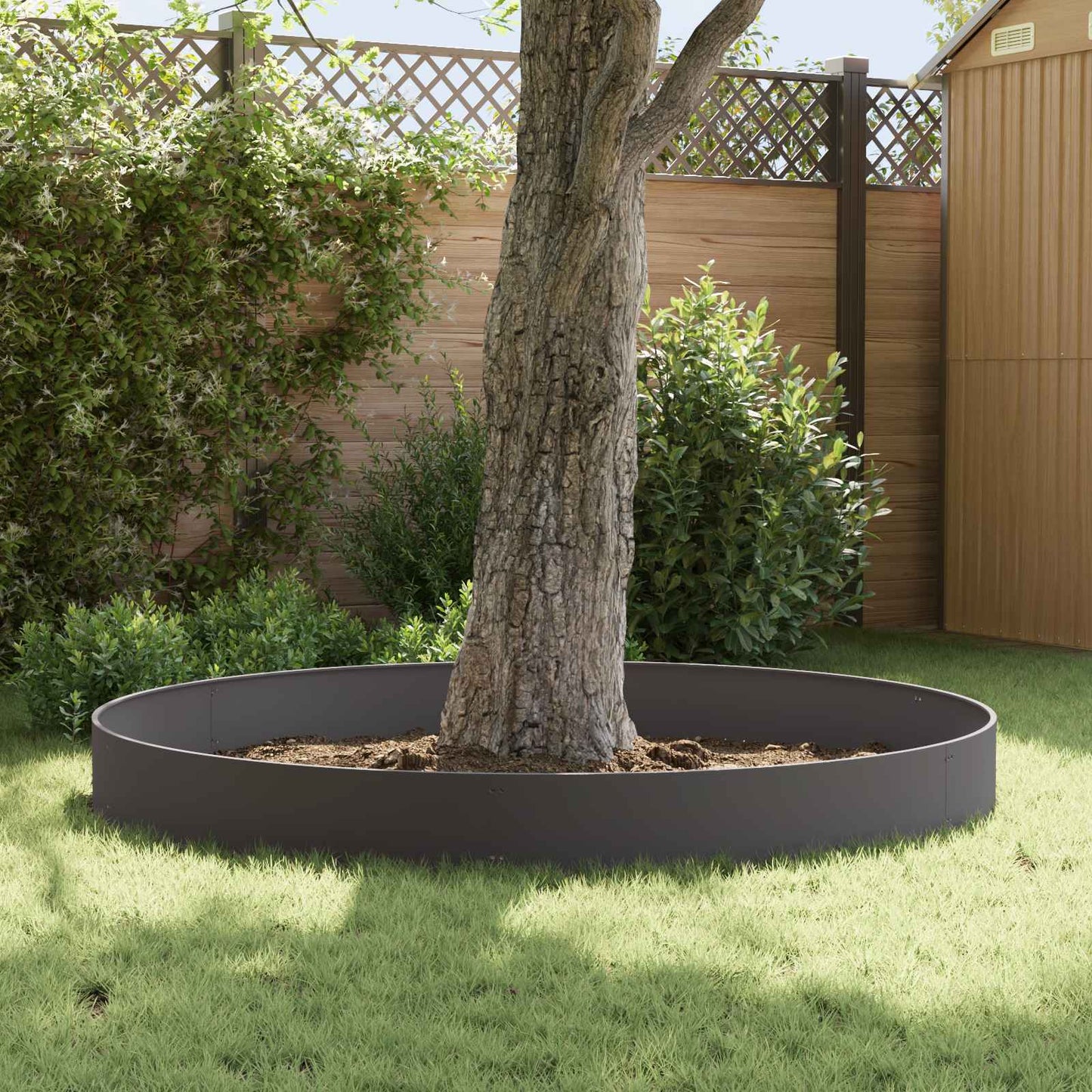 Plænekant 10 pcs 103 x 30 cm Stål Sort