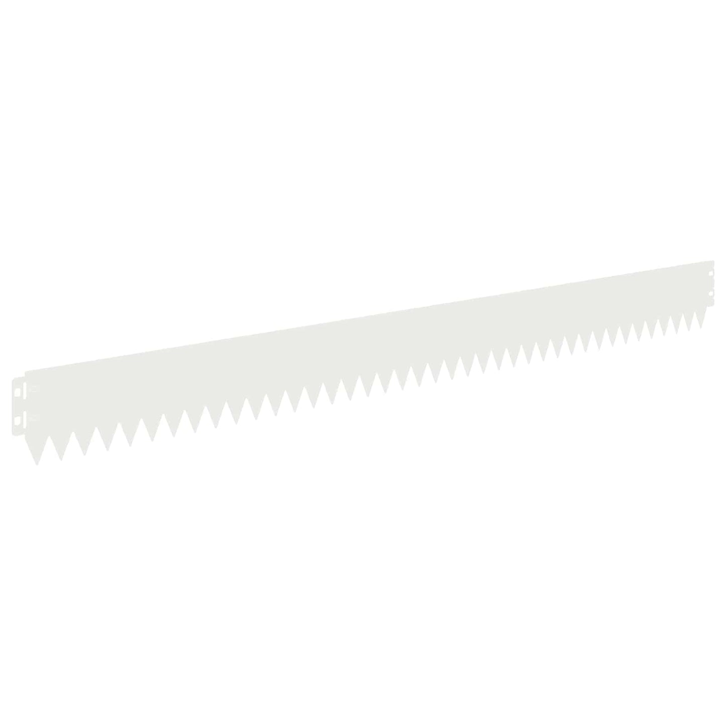 Plænekant 10 pcs 103 x 10 cm Stål Hvid