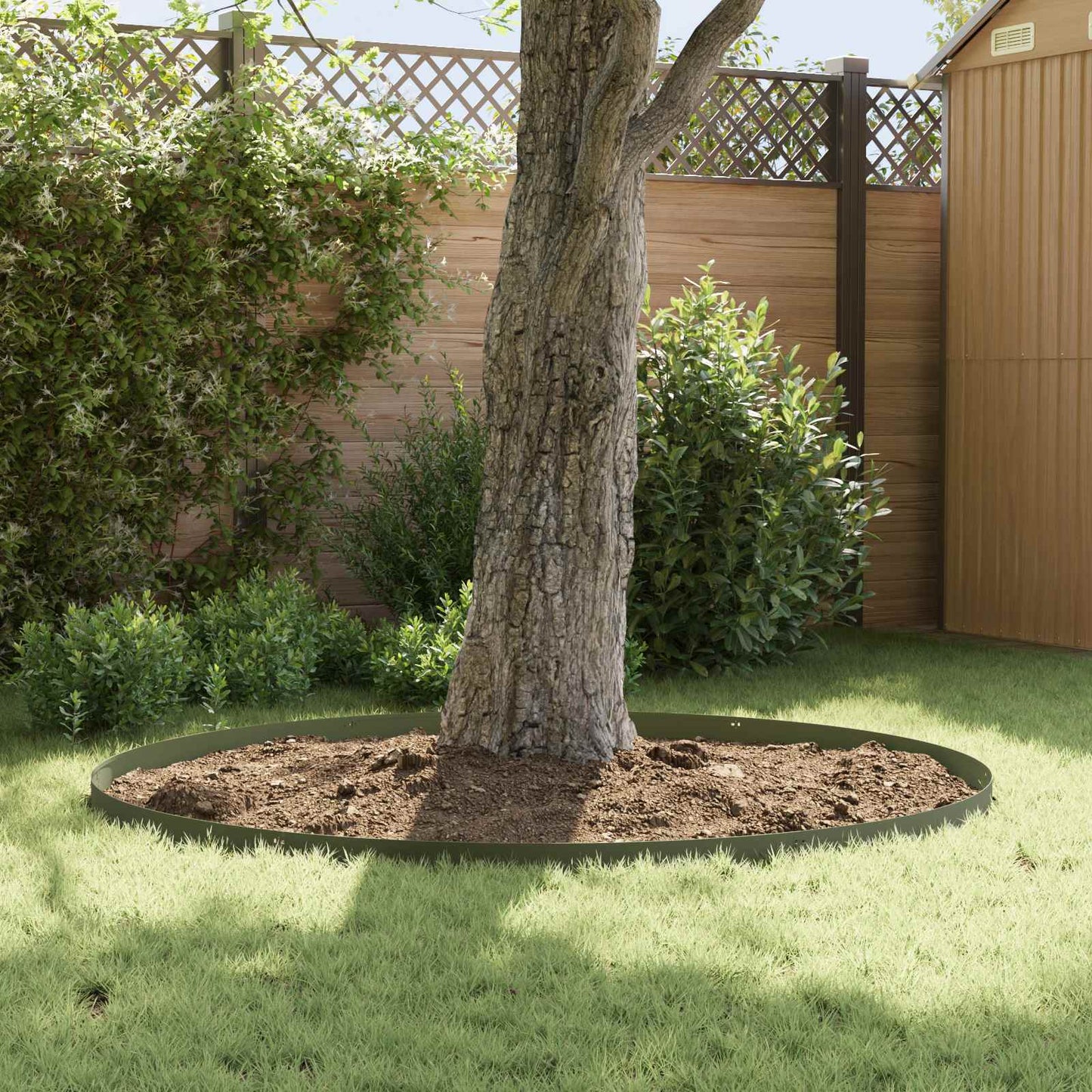 Plænekant 30 pcs 103 x 10 cm Stål Olivengrøn