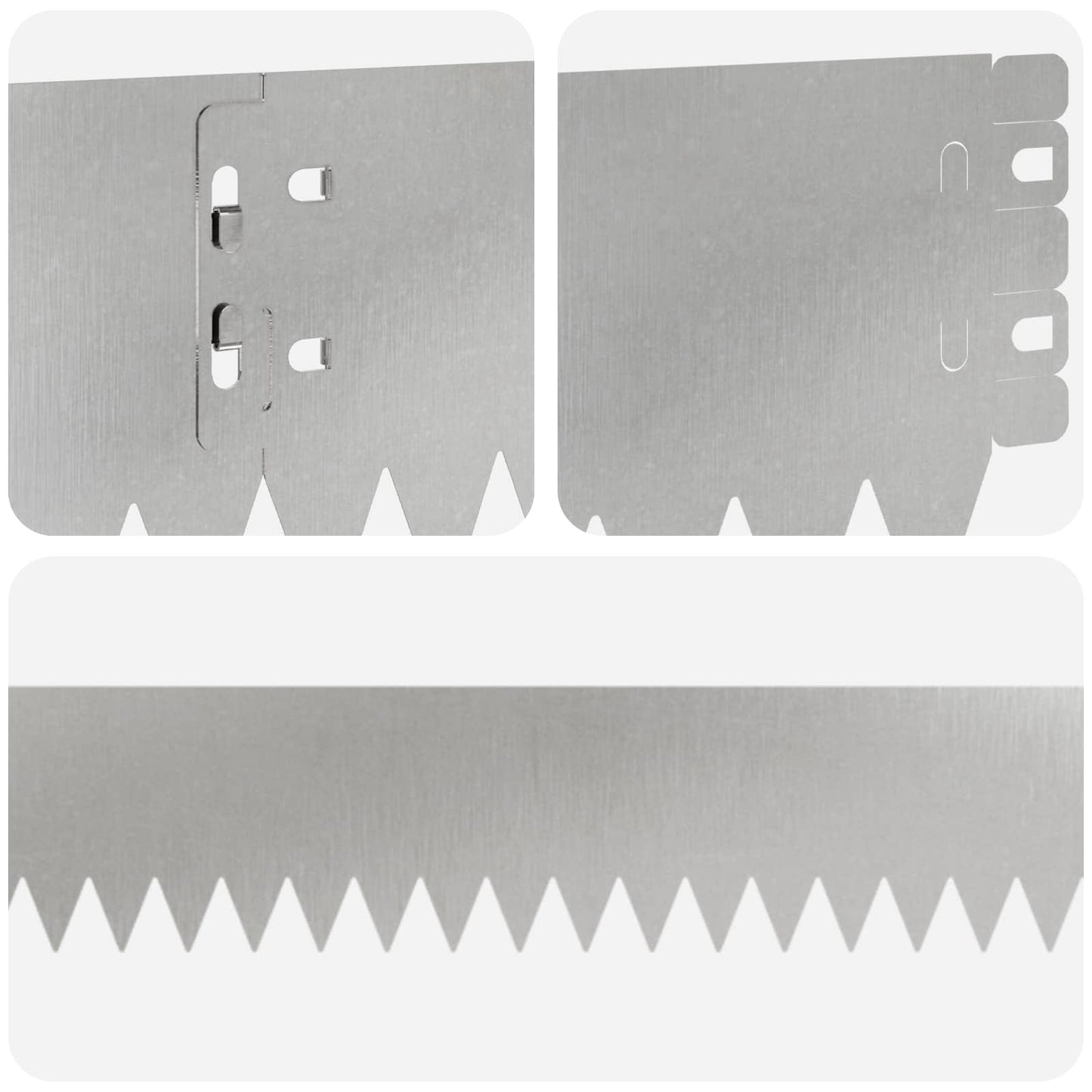 Plænekant 10 pcs 103 x 10 cm Stål Sølv