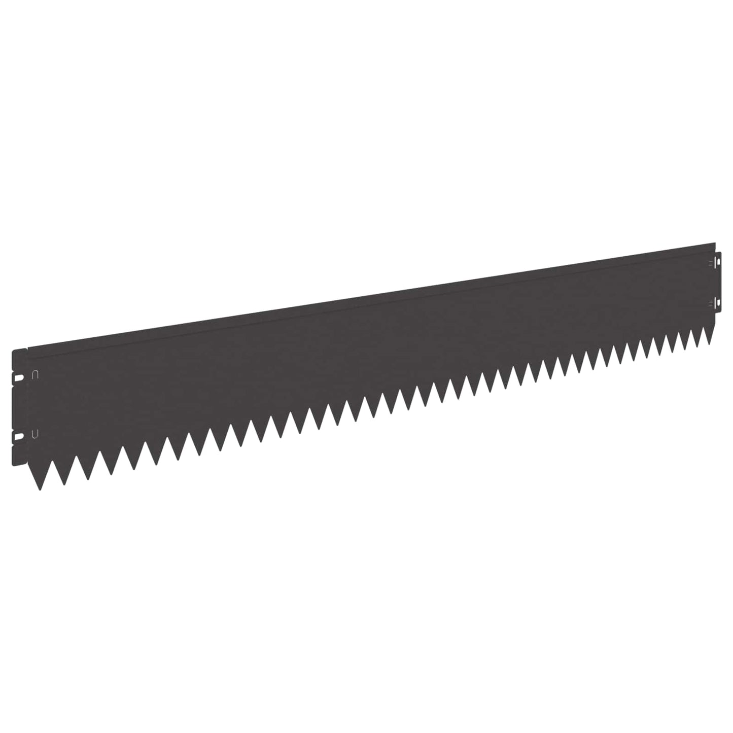Plænekant 10 pcs 103 x 15 cm Stål Sort